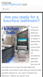 Mobile Screenshot of changeyourbathroom.com