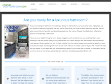 Tablet Screenshot of changeyourbathroom.com